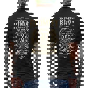 Its A Brumley Thing You Wouldnt Understand Name Vintage Men's T-shirt Back Print - Thegiftio