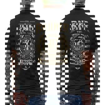 Its A Bruner Thing You Wouldnt Understand Name Vintage Men's T-shirt Back Print - Thegiftio