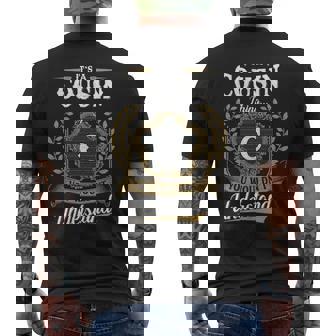 It's A Cousin Thing You Wouldn't Understand Personalized Last Name Cousin Family Crest Coat Of Arm Men's T-shirt Back Print - Thegiftio
