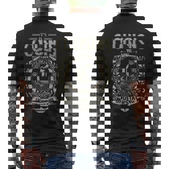 It's A Cousins Thing You Wouldn't Understand Men's T-shirt Back Print - Thegiftio UK