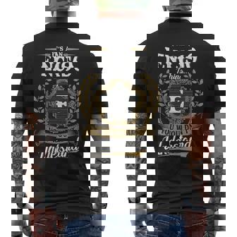 It's An Enciso Thing You Wouldn't Understand Personalized Last Name Enciso Family Crest Coat Of Arm Men's T-shirt Back Print | Seseable UK