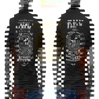 Its A Family Thing You Wouldnt Understand Name Vintage Men's T-shirt Back Print - Thegiftio