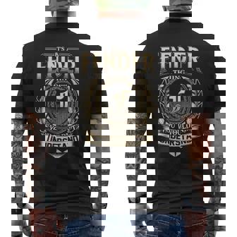 It's A Fender Thing You Wouldn't Understand Name Vintage Men's T-shirt Back Print - Thegiftio