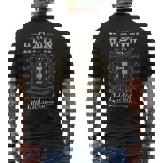 It's A Heaphy Thing You Wouldn't Understand Heaphy Last Name Men's T-shirt Back Print | Seseable UK