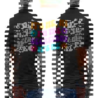 Its Me Hi I'm The Secretary School Secretary Appreciation Men's T-shirt Back Print - Seseable