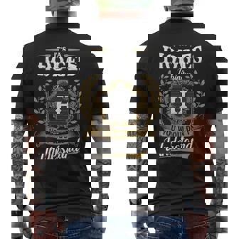 It's A Hodges Thing You Wouldn't Understand Personalized Last Name Hodges Family Crest Coat Of Arm Men's T-shirt Back Print - Thegiftio