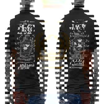 It's A Macey Thing You Wouldn't Understand Personalized Last Name Macey Family Crest Coat Of Arm Men's T-shirt Back Print - Thegiftio