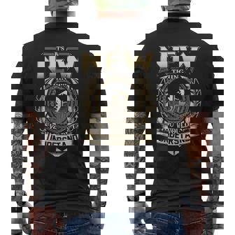 It's A New Thing You Wouldn't Understand Name Vintage Men's T-shirt Back Print - Thegiftio UK