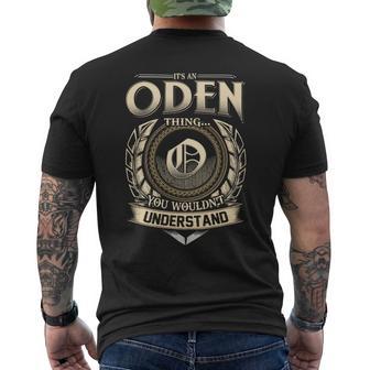 It's A Oden Thing You Wouldn't Understand Name Vintage Men's T-shirt Back Print - Thegiftio UK