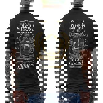 It's A Sauceda Thing You Wouldn't Understand Personalized Last Name Sauceda Family Crest Coat Of Arm Men's T-shirt Back Print - Thegiftio