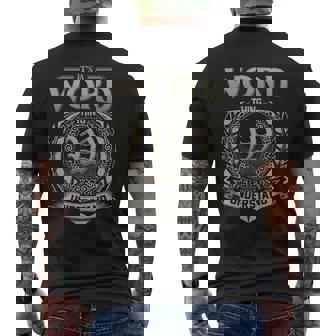 It's A Word Thing You Wouldn't Understand Men's T-shirt Back Print - Thegiftio UK