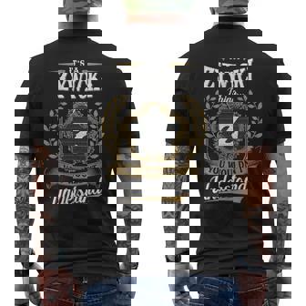 It's A Zywicki Thing You Wouldn't Understand Personalized Last Name Zywicki Family Crest Coat Of Arm Men's T-shirt Back Print | Seseable UK
