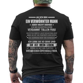 Ja Ich Bin Eineröhnter Mann Aber Nicht Deiner T-Shirt mit Rückendruck - Geschenkecke