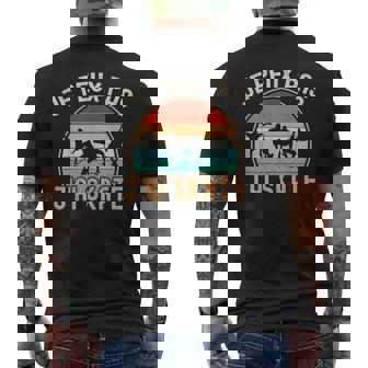 Je Peux Pas J'ai Skate Humour Skateboard Retro Skateboardeur T-shirt imprimé au dos - Cadeauxyz