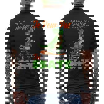 Je Peux Pas J'ai Skate Skateboard Dino Skater Skateur T-shirt imprimé au dos - Cadeauxyz