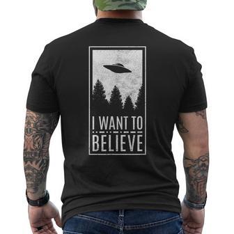 Jeeux Croire Le Théoricien Du Complot Ufo Alien Hunter T-shirt imprimé au dos - Cadeauxyz