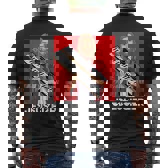 Jesusizer Holy Synthesizer Analog Jesus Synth Music Nerd T-shirt da uomo con stampa posteriore - Novitaregali
