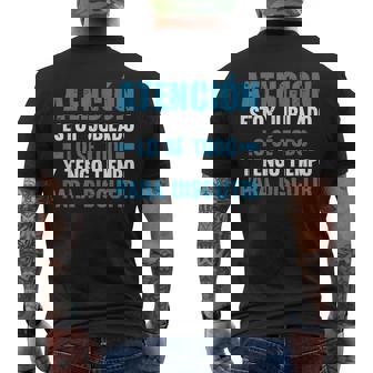 Jubilado Hombre Divertido Jubila Atención Estoy Jubilado Camiseta Hombre Estampado Espalda - Regaloses