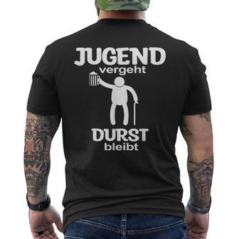 Jugendergeht Durst Bleit T-Shirt mit Rückendruck - Geschenkecke