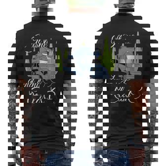 Just Me And My Class C Cute Rv Camping Vacation Men's T-shirt Back Print - Monsterry