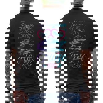 Just Married 2025 Wedding Ring Matching Tee Honeymoon Cruise Men's Back Print T-Shirt - Monsterry