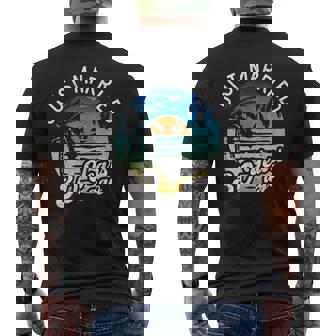 Just Married 30 Years Ago 30Th Wedding Anniversary Party Men's T-shirt Back Print - Thegiftio UK