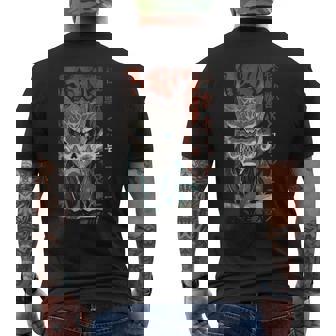 Kaiju Vintage Japanese Monster No 8 Men's T-shirt Back Print - Thegiftio