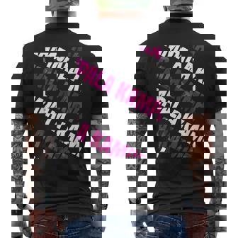 Kampala Modello Camo Rosa Camouflage T-shirt da uomo con stampa posteriore - Novitaregali