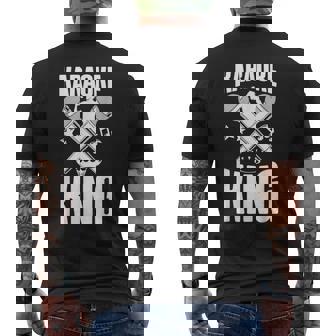 Karaoke Singer Karaoke King Men's T-shirt Back Print - Thegiftio