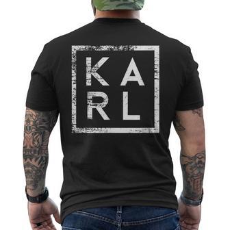 Karl Minimalism T-Shirt mit Rückendruck - Geschenkecke