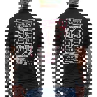 Kawaii In The Streets Senpai In The Sheets Anime Men's Back Print T-Shirt - Monsterry