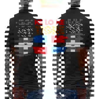 Ke Lo Ke Tigre Klk Español Dominicano Bandera Dominicana Camiseta Hombre Estampado Espalda - Regaloses