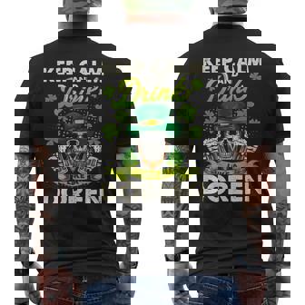 Keep Calm And Drink Like A Doreen Men's T-shirt Back Print - Seseable