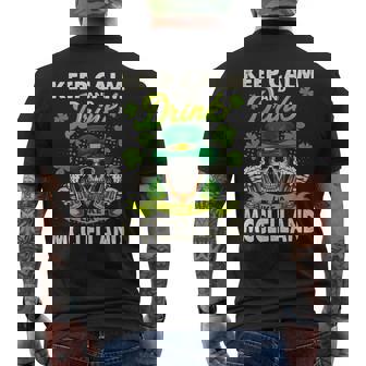 Keep Calm And Drink Like A Mcclelland Men's T-shirt Back Print - Seseable