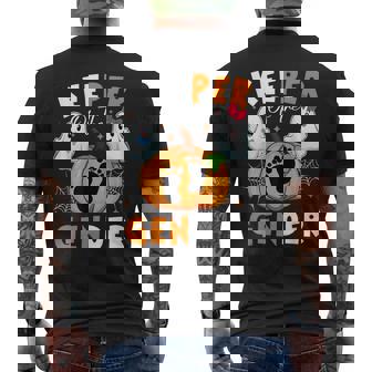 Keeper Of The Gender Reveal Baby Halloween Thanksgiving Men's T-shirt Back Print - Monsterry