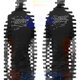 Kentucky Throwback Print Classic Men's T-shirt Back Print | Seseable UK