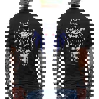 Kewpie Baby Vampire Bat Traditional Tattoo Flash Men's T-shirt Back Print - Monsterry