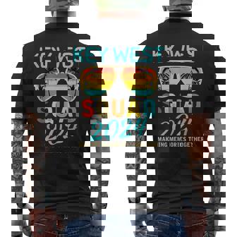 Key West 2024 Vacation Squad Matching Group Men's T-shirt Back Print - Monsterry