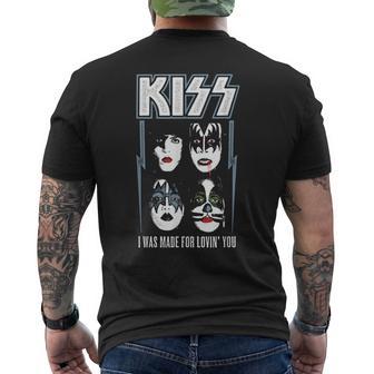 Kiss Ich Wurde Dafür Geschaffen Dich Zu Lieben T-Shirt mit Rückendruck - Geschenkecke