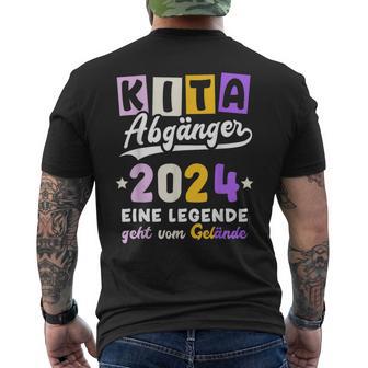 Kita Abgänger 2024 Kindergarten Farewell Graduation T-Shirt mit Rückendruck - Seseable