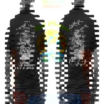 Koh Phangan Nightlife It's A Jail Party Men's T-shirt Back Print - Monsterry