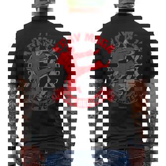 Krav Maga Da Uomo Combattimento Autodifesa Lotta T-shirt da uomo con stampa posteriore - Novitaregali