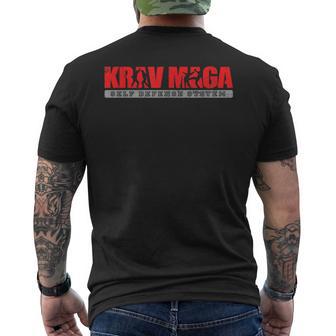 Krav Maga Self-Defense Martial Arts From Israel T-Shirt mit Rückendruck - Geschenkecke