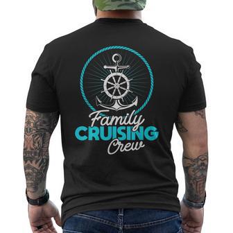 Kreuzfahrtschiff Urlaub Familienausflug Familie Kreuzfahrt Crew T-Shirt mit Rückendruck - Geschenkecke