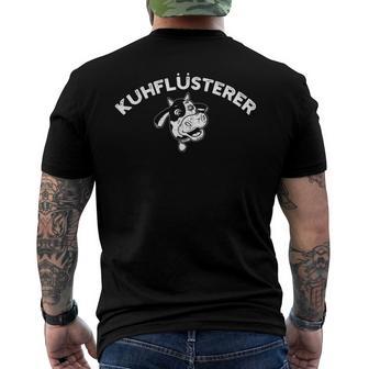 Kuhflüsterer Kühe Muh T-Shirt mit Rückendruck - Geschenkecke