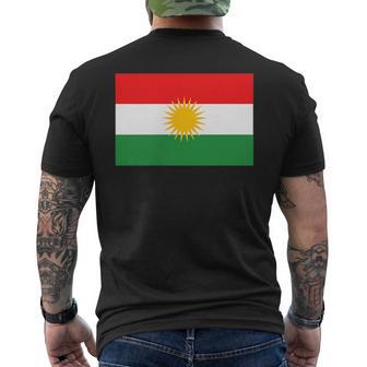 Kurdistan With Kurden Flag T-Shirt mit Rückendruck - Geschenkecke