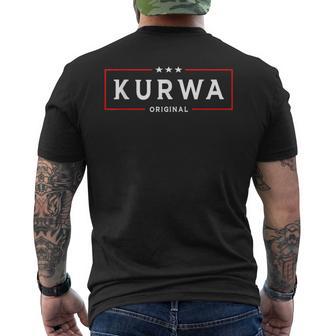 Kurwa Original For Proud Poland T-Shirt mit Rückendruck - Geschenkecke