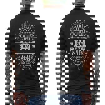 Las Leyendas Nacen En Octubre De 1982 42 Años Cumpleaños Camiseta Hombre Estampado Espalda - Regaloses