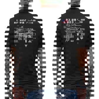 Las Vegas Circuit Us America Formula Racing Race Car Lovers Men's T-shirt Back Print - Thegiftio UK