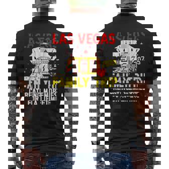 Las Vegas Family Trip 2025 Creating Memories For A Lifetime Men's T-shirt Back Print - Thegiftio UK